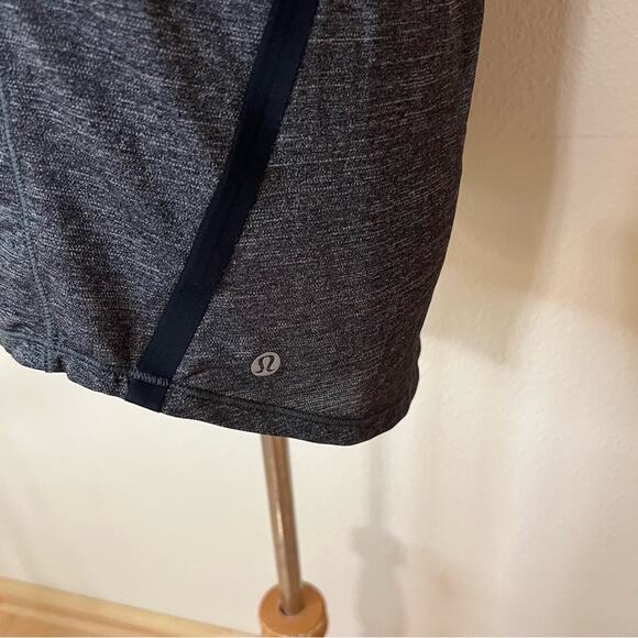 Lululemon black grey scoopneck sleeveless Racerback tank top SMALL - Picture 4 of 5
